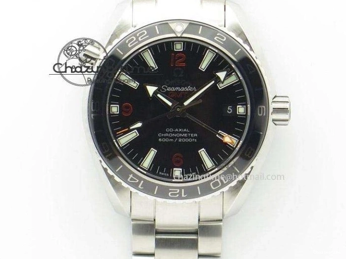 0414 Snug Seamaster Edizione Venezia RG Best Edition Blue Dial On Leather Strap A 8126